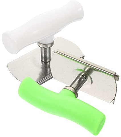 Cabilock 2 Stück Deckel Und Glasöffner Tragbarer Dosenöffner Aus Edelstahl Multifunktionaler Flaschenöffner Für Senioren Mit Arthritis Kompakt Und Verschleißfest Für Täglichen