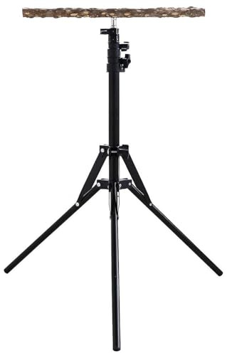 Soporte Ajustable para Percha De Aves, Perroirio Ajustable para Loro - Soporte De Percha De Entrenamiento De Aves En Altura De 15.74 A 61.81 Pulgadas | Juguete para Loros
