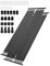VEVOR Pannello Solare per Piscina in HDPE, 850 x 6100 mm 2 Pezzi, Durevole Resistente Intemperie, con Accessori Completi, Aumenta Temperatura dell'Acqua, Piscina Fuori Terra e Interrata