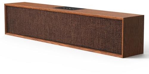 SWTOIPIG Altoparlanti per computer Bluetooth - Sound Bar in legno con connettività Bluetooth 5.3 e USB | Compatibilità universale per PC, desktop, laptop, monitor, tablet e smartphone