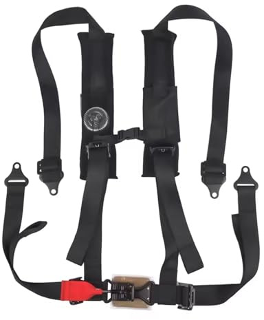 XAGMODSHN Cinturón de seguridad de repuesto con hebilla de liberación rápida y reforzado A114220 para motocicletas, ATV, vehículos UTV, arnés de asiento