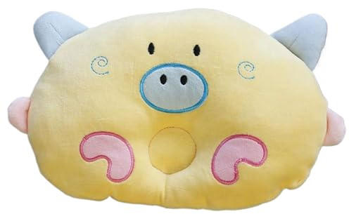 QUXVUIS Oreiller en Tissu Doux pour Chien et Chat, Oreiller de lit en Forme de Cochon Dessin animé pour Quatre Saisons, Couchage Optimal pour Chien et Chat, C