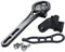 Dymoece Aluminium Alloy Bicycle Computer Mount for Road Bike Integrated Handlebar,Compatible with Garmin Edge 130 200 500 510 520 810 820 1000 1030 and Flashlight
