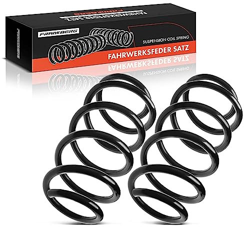 Frankberg 2x Federn Fahrwerksfeder Vorderachse Kompatibel mit Meriva 2003-2010 1.3L-1.8L MPV Replace# 93175375