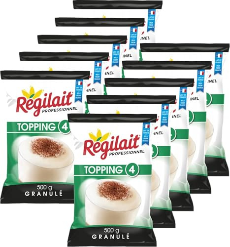 Regilait Granulat Topping 4 10 x 500g | Automatenfähiges Topping Granulat