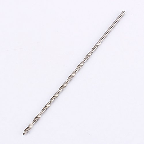 4mm Extra Long Drill Bit, HSS Extra Long 200mm Twist Drill Bit Straight Shank Auger Drill for Wood, Aluminum, Plastic, etc