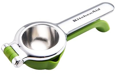 KitchenAid Zitruspresse für Zitrusfrüchte und Limetten mit Samenfänger und Ausgießer, 20,3 cm, (KQ070OHLCA)