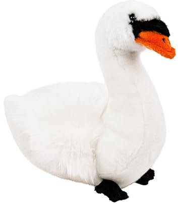 Teddys Rothenburg Kuscheltier Schwan 23 cm weiß sitzend Plüschschwan Plüschtier