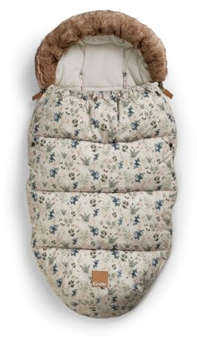 Elodie Details Universeller Fußsack für Kinderwagen & Buggy, Babyfußsack mit warmem Fleece, wind- & wasserabweisend, passend für Babyschale, mit Reißverschluss, maschinenwaschbar, Fairytale Forest