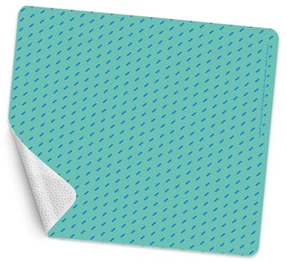 GripCleaner 4-i-1 musmatta och rengöringsduk 23 x 20 cm – mikrofiberduk och tangentbordsskydd – halkfri, randfri, utan kemikalier – för display, glas och glasögon – Made in Germany – motivdroppar