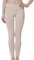 Celodoro Damen Leggings, stretchige Jersey Hose aus Baumwolle - Beige M