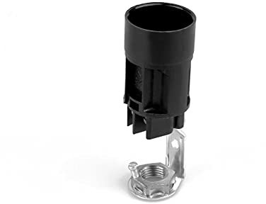 Arditi 009712-009963 Douille en thermoplastique monocorps avec culot E14, avec équerre métallique, 1765/Nip/Ne/M/Ean1/Pde/E14