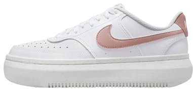 Nike Damen Court Vision Alta Damenschuh, White/Red Stardust-Sail, 39 EU