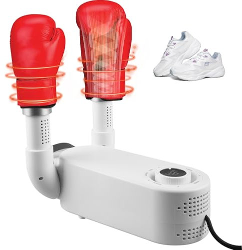 Schuhtrockner Elektrisch, Boxhandschuh Trockner, Schuhtrockner mit intelligentem Timer, Schuhtrockner Antibakteriell,Faltbarem Design, Elektrischem Boxhandschuhtrockner,Handschuhtrockner(EU-Stecker)
