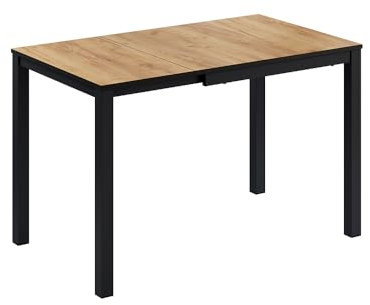 Vicco Esstisch Granny, Eiche/Anthrazit, 120 x 70 cm ausziehbar