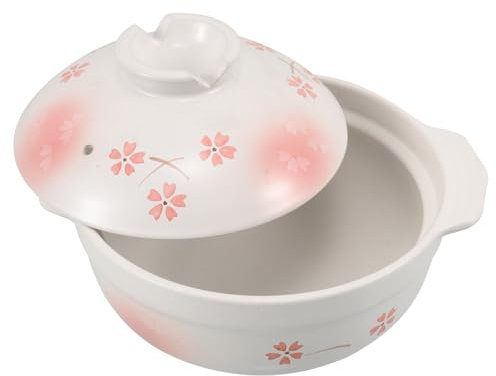 Cabilock Marmite En Terre Cuite Japonaise Avec Couvercle Cocotte En Terre Cuite Ustensile De Cuisine En Argile Grossière Indispensable Pour À Domicile