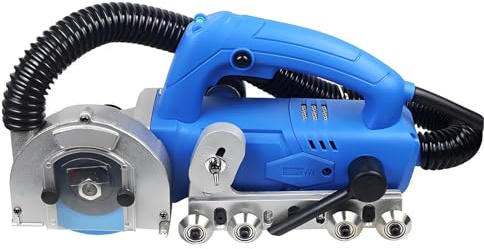 Electric Tile Seam Cleaning Machine, Professional Grout Removal Machine 9000RPM Floor Tile Gaps Slot Tool For Cleaning Shower Tiles Joints, And Removing Old(Machine+1.7mm seam cleaning sheet)