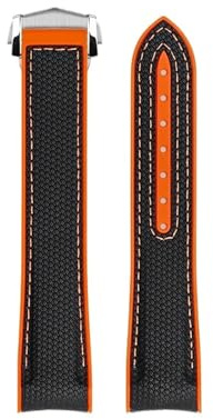 1 st herr gummiarmband for 21 mm sportigt vattentätt armband