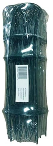 MTB Green 35cm Height x 6m Length Garden Border Lawn Edging Folding Wire Fence Roll Scroll Top Rolled Wire Fencing