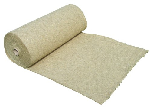 pemmiproducts Anzuchtmatte aus 100% Hanf, 0,4 m breit, 15 m lang, ca. 1 cm dick (EUR 11,62/m²), Hanfmatte geeignet zur Anzucht von z.B. Keimsprossen und Kresse (Microgreens)