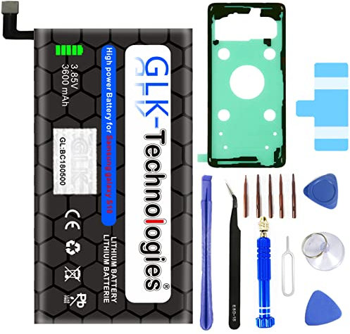 High Power Ersatzakku kompatibel mit Samsung Galaxy S10 G973F EB-BG973ABU | Original GLK-Technologies Battery | accu | 3600 mAh Akku | inkl. Profi Werkzeug Set Kit