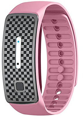 ISAKEN Ultraschall Mückenschutz Armband Insektenschutzbänder USB-Aufladung Anti-Mücken-Armband Moskito_Repellent Armbänder für Erwachsene Kinder Outdoor Reise Tragbare Antimückenarmband,Rosa