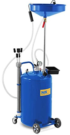 MSW Colector de Aceite Usado para Taller MSW-ODE-70 (Capacidad de la Bandeja colectora: 70 L, Capacidad del Tanque de Recogida: 10 L, Altura Regulable: 900-1450 mm)