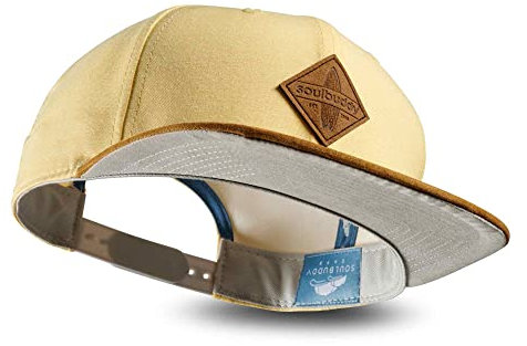 Soulbuddy Kappe Herren Cap Damen – Cap Herren – Basecap Herren – Baseball Caps für Herren – Caps Männer – Mütze Herren – Urlaub Must Haves – One Size – Unisex – Hellgelb