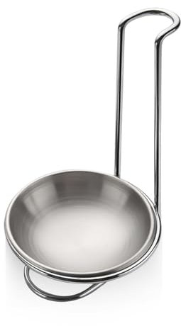 HDGSAFD 1 Stück Löffelhalter, Kochlöffelhalter aus Edelstahl, Küchenlöffel-Geschirrständer aus Stahl, Küchenutensilienständer, Herdlöffelständer, Suppenlöffel, Siebständer, Küchenutensilienständer