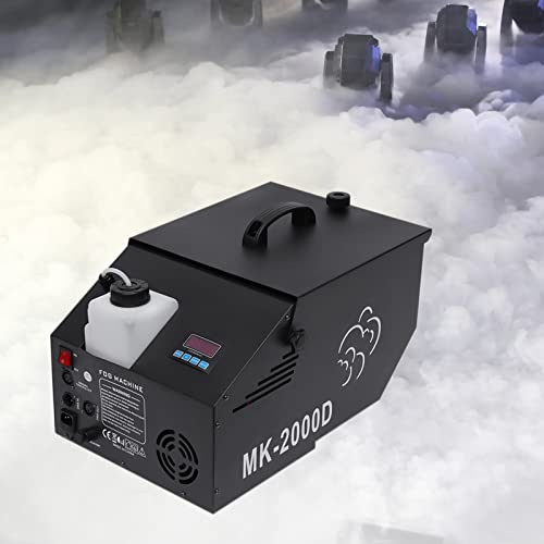 Macchina per la nebulizzazione del pavimento, macchina per il fumo, 1200 W, macchina per la nebbia con telecomando, 4 modalità di controllo