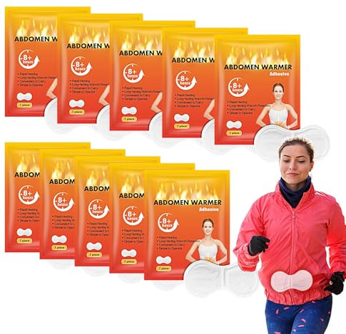 Patchs Chauffants Adhésifs – Auto-chauffant Portable, Coussin Abdominal, Chauffe-menstruel Et Taille Jetable, Patch Chauffant Pour Les Activités Intérieures Et Extérieures | Chaleur Continue Pendant 8