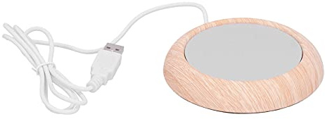 Cryfokt USB-driven Varmare Muggmatta, Elegant Design Värmeunderlägg för Kaffe och Te, Lätt och Bärbar 103 Mm, Perfekt för Hem och Kontor