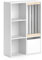 Vicco Kinderregal Luigi, Spielzeugregal für Faltboxen, Weiß, 72 x 107.8 cm