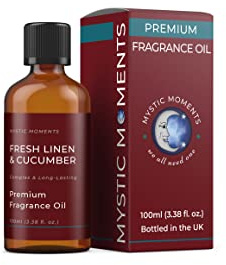 Mystic Moments | Olio Profumato Lino Fresco & Cetriolo - 100ml