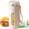 350ML Portable Blender, Personal Blender Bottle with 10 Blades and Straw for Shakes and Smoothie Maker, Powerful Personal Juicer Cup Blender for Office Travel Sports, USB Rechargeable