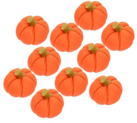 Cabilock 10 Pezzi Decorazioni Halloween Resina da Mini Zucche Ornamentali per Feste per Centrotavola e Decorazioni da per e Regali Creativi