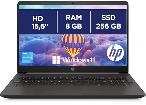 HP 250 G9, Notebook Computer Portatile, Intel N4500, Display HD da 15,6, Ram 8 Gb DDR4, SSD NVMe 256 Gb, Windows 11 Pro