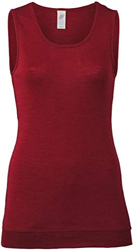 Engel Damen Longshirt, Wolle und Seide, Natur, 2 Farben, Malve, 46/48