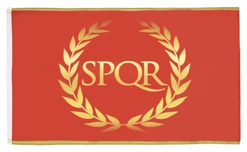 AZ FLAG Bandiera Impero Romano 150x90cm - Bandiera SPQR 90 x 150 cm
