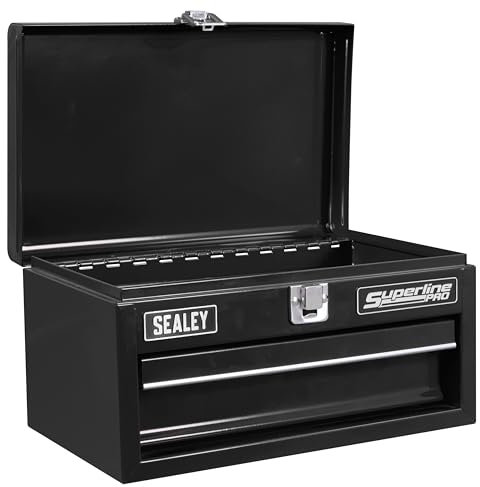 Sealey Mini Toolbox 1 Drawer Black - APMTB2