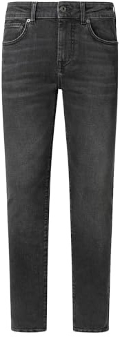 Pepe Jeans Skinny Jeans Finsbury, Negro (Denim-9aa), W30 / L34 Hombre, Negro (Denim-9aa), 30 W/34 L