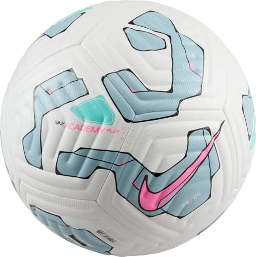 Nike Academy Plus Fußball, White/Ocean Cube/Pink Blast, FZ2632-102, 5