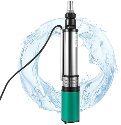 Pompa sommergibile elettrica per pozzo profondo 24 V, Pompa sommergibile elettrica per pozzo profondo, Pompe sommergibili in acciaio inossidabile con sollevamento di 25 m