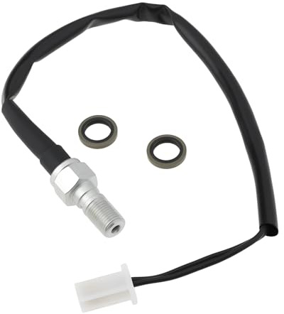VGOL Interruptor de Luz de Freno Hidráulico para Motocicletas M10 X 1,0 Perno Banjo de Presión con Cable de 2 Pines