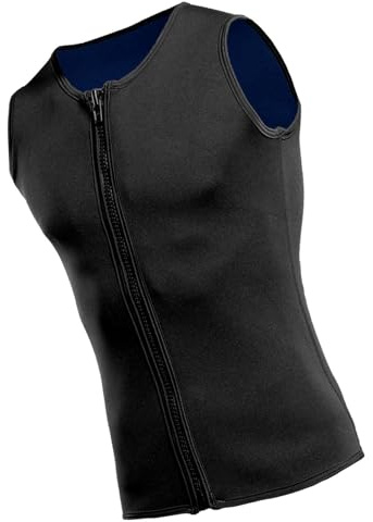 Eacam Gilet da Sub Senza Maniche in Neoprene da 2 Mm per Nuoto, Surf, Snorkeling, Attrezzatura Subacquea Senza Maniche con Galleggiamento per Uomo e Donna (Maglia S)