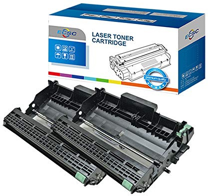 ECSC Compatible Drum Unit Replacement for Brother DCP-7055 DCP-7055W DCP-7060D DCP-7065DN DCP-7070DW Fax-2840 Fax-2940 HL-2130 HL-2132 HL-2135W HL-2240 HL-2240D HL-2250DN DR2200 (2-Pack)