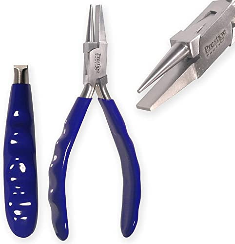Formazione di pinze a naso rotondo/piatto Pinze ad anello Pinze ottiche Pinze per la creazione di gioielli Strumenti per la pesca a mosca Strumenti regalo Idee Hobby & Crafting 15cm PTL®