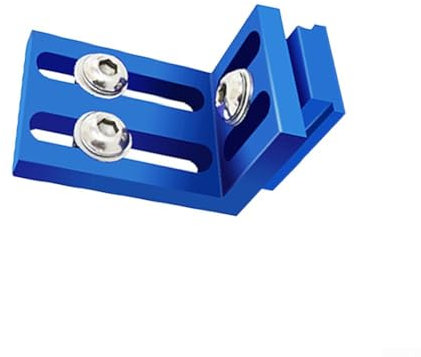 Dispositif de limitation robuste en aluminium conçu pour s'adapter aux rails à onglets standard de 30 mm