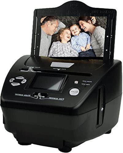 DLAZUM Visualizzatore di Diapositive/Scanner per Negativi, Scanner per Diapositive, Funziona con Diversi Tipi di pellicole e Diapositive, converte Diapositive/Negativi da 35 mm (135, 110,