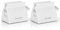 Rolling Tube Toothpaste Squeezer Toothpaste Seat Holder Stand for Bathroom Accessories-2pcs(White)